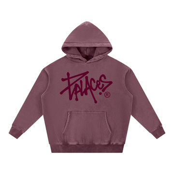 Snow Wash Fleece Oversize Hoodie